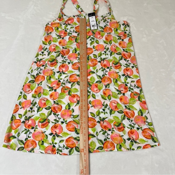 BCBG PARIS Womens Swim Cover Peach Print Size Small Medium NWT - Picture 10 of 10